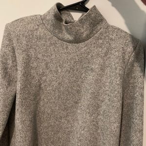 Zara Shoulder Pad Grey Sweater